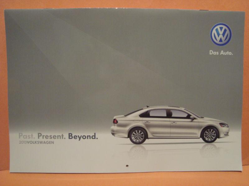 2013 volkswagen 13 month calendar past present beyond vw das auto nostalgic new