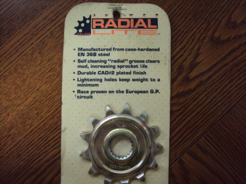  answer radial lite talon, honda cr125 r 1987-1991 sprocket 13t, pn 09-3010