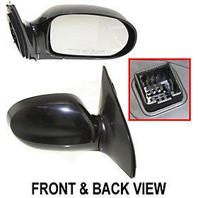 Power side view door mirror assembly passenger's right manual fold