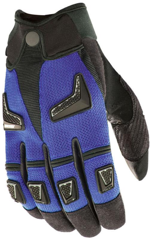 New joe rocket hybrid mesh gloves, blue, large/lg