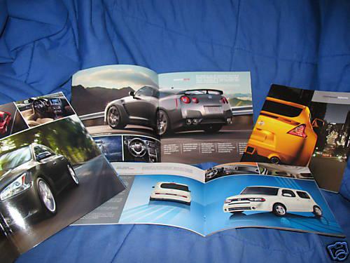 2009 nissan full line brochure from autoshow gtr & more roadster frontier + look