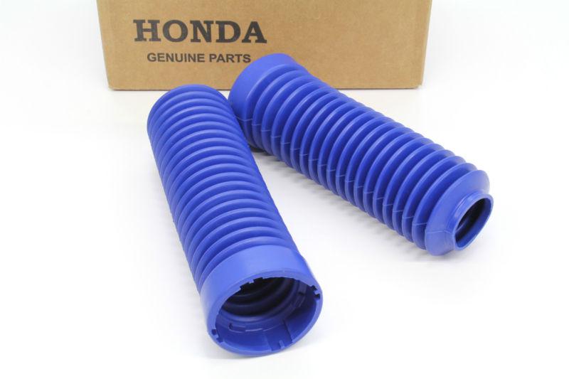 New front fork boot set blue 85-86 atc250r atc250 250r genuine honda oem    #a20