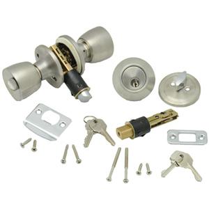 Ap products combo lock set - stainless stel 013-234-ss