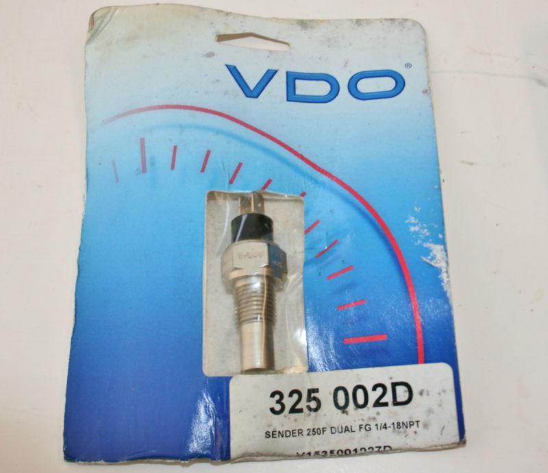 Vdo 325 002 d 250 f 1/4 - 18npt motor temperature sender unit sea ray  ski boat