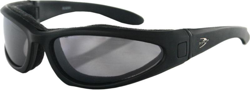 Bobster low rider ii convertible sunglasses anti-fog smoked amber black clear