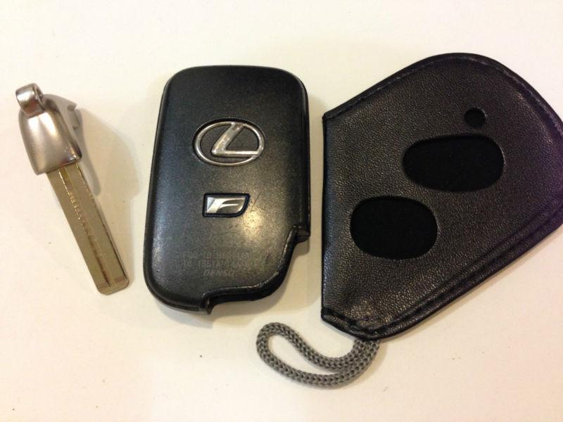 Lexus is-f smart key less entry remote with uncut insert oem 08-11 isf hyq14aab