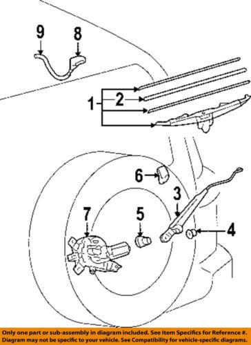 Toyota oem 8521435070 wiper blade refill/windshield wiper blade refill