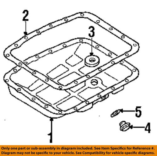 Subaru oem 11126aa000 engine oil drain plug gasket/oil drain plug gasket