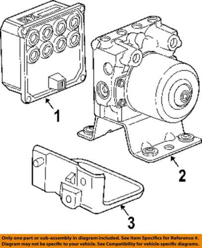 Gm oem 15952670 abs control module