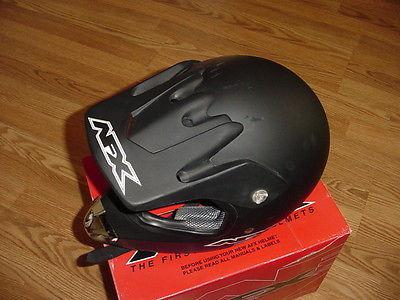 Afx helmet fx-86 matte black adult small used