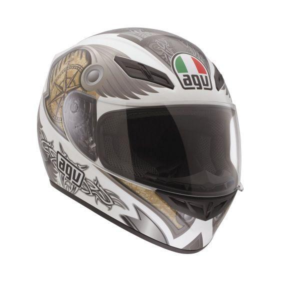 Agv k4 evo explorer white full face street helmet new xxl 2x-large