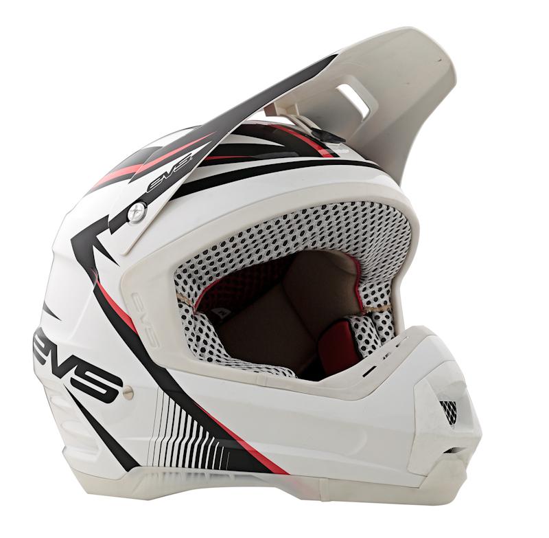 New evs vortek t5 gp mx / atv helmet   -any size-  white