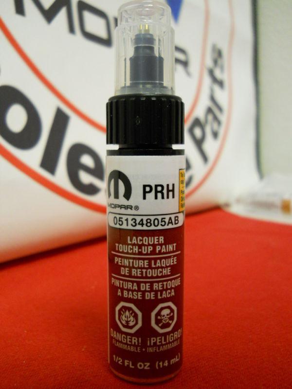 Dodge jeep chrysler ram fiat inferno red touch-up paint (prh/arh) mopar oem