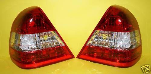 Mercedes c-class 1993-00 mb w202 rear tail lights clear