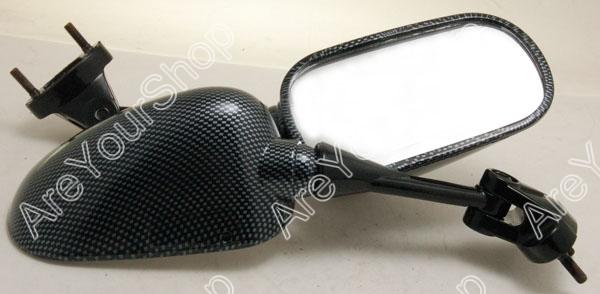 Mirrors for kawasaki ninja 636/zx6r/zx6rr zx10r 10r 2004-2007 carbon