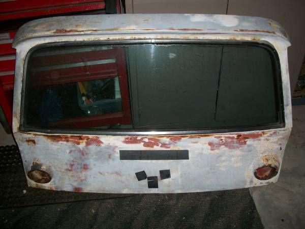 Corvair station wagon rear tailgate door tail gate tinted glass nice shape