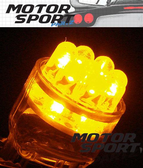 7440 super amber 15 led light bulbs x2 7443 992 7440ll