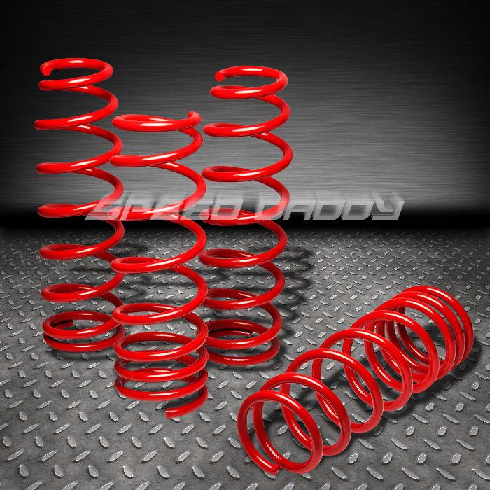 1.25" drop suspension lowering springs/spring 06-12 lexus is250/is350 xe20 red