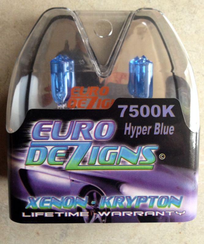 7500k blue/white h3 xenon hid look halogen replacement foglight bulbs new