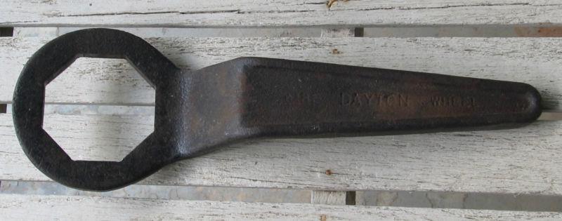 Vintage 1920's 1930's ?  dayton wire wheel wrench octagonal 8 sided knock off