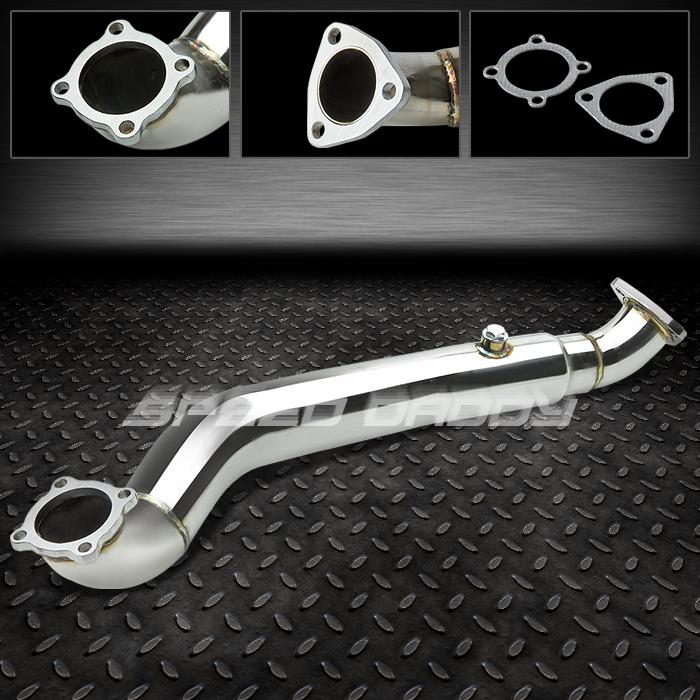 Stainless racing downpipe down pipe exhaust 07-08 honda fit/jazz gd3 l15a1 2wd