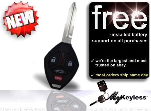 New mitsubishi combo key  entry remote 015