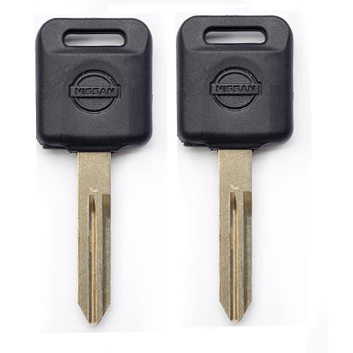 2pcs new ransponder uncut blade key for nissan murano pathfinder titan sentra 