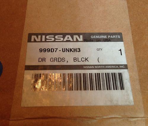 2003-2006 nissan altima oem door edge guards black-part # 999d7-unkh3