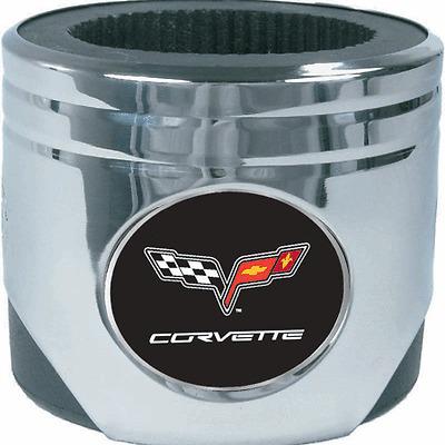 Corvette c-6 racing piston koozie is ready for fall crusing gear headz products 