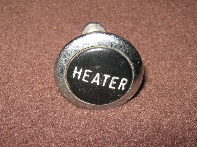 Original heater knob for 1951 dodge ¾ truck b3 series