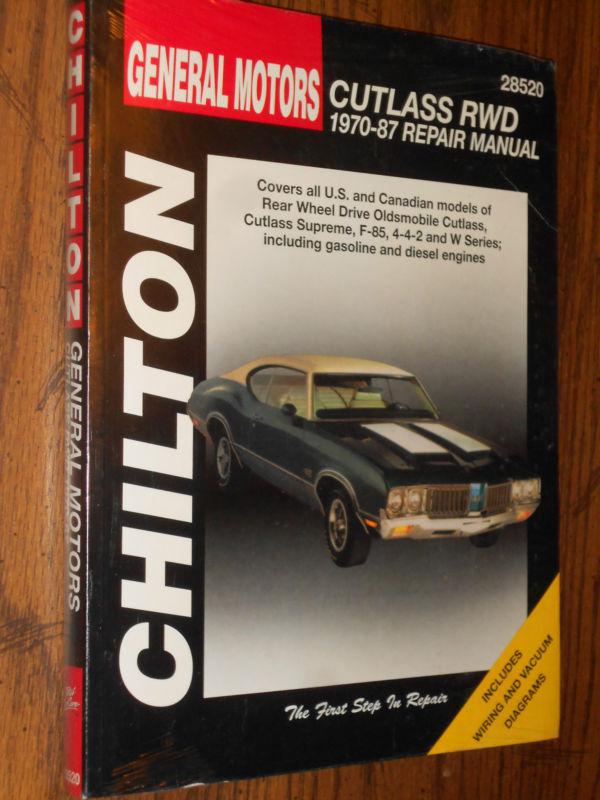 1970-1987 / oldsmobile cutlass / shop manual / repair book / 71 72 73 74 86 442+