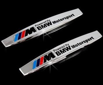 For bmw motorsport badge aluminum emblem with for m x 1 3 5 7 series e46 e39 07