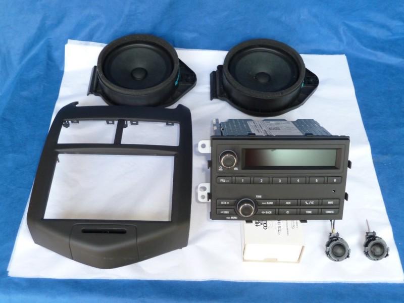 2012 chevrolet sonic audio equipment part no id 95179018 with speakers