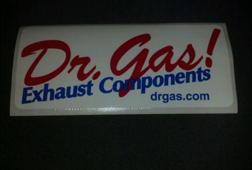 Dr. gas exhaust components sticker decal new free and fast shipping!