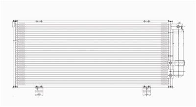 Sherman 83457 a/c condenser mitsubishi eclipse coupe