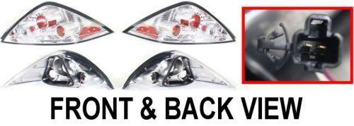 Altezza clear tail light brake lamp rear pair set both driver & passenger side