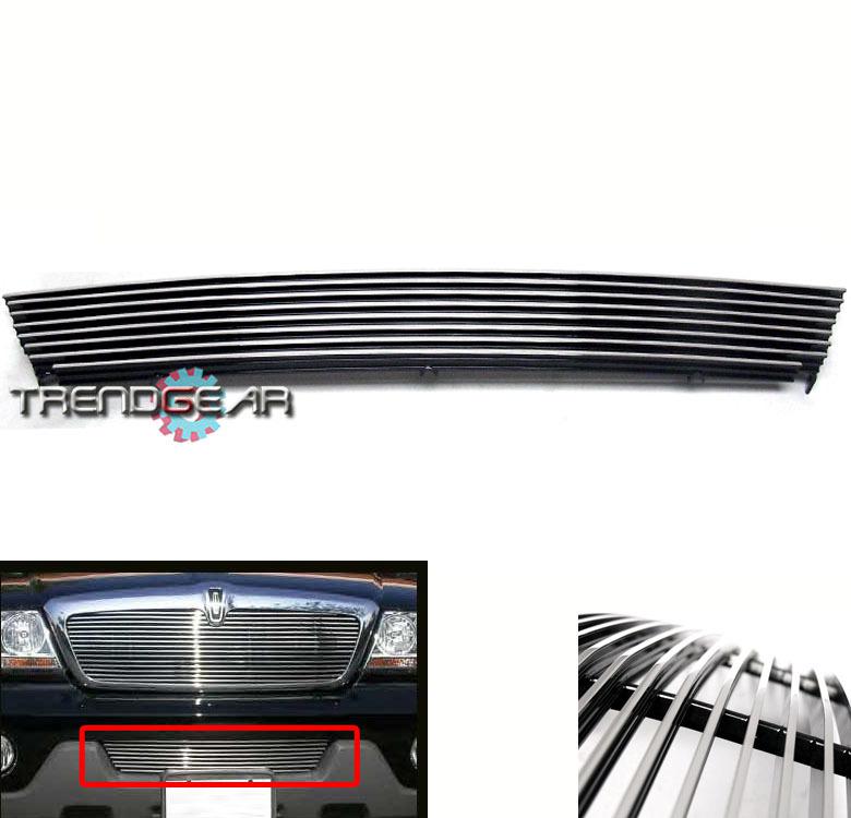 03 04 05 lincoln aviator front bumper billet grille grill insert base sport 4.6l