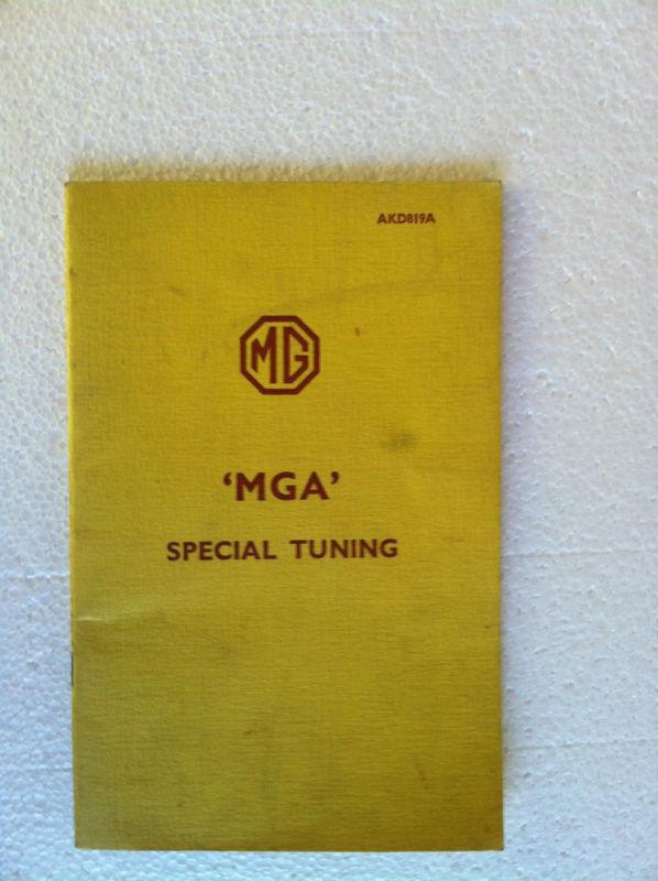 Mga special tuning booklet p/n akd819a