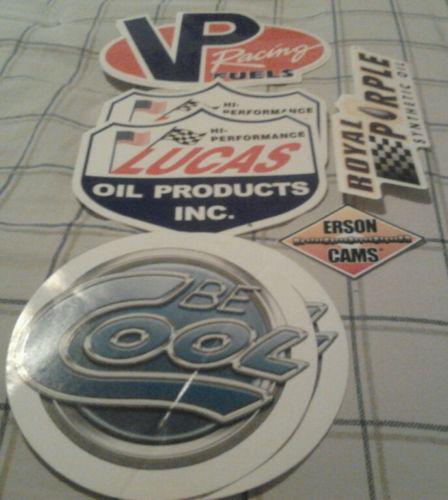 Racing sponser stickers