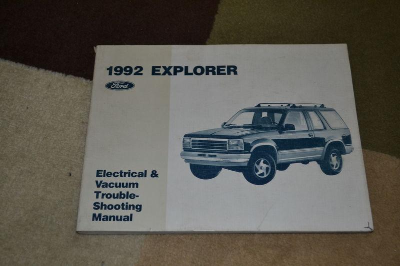 1992 ford explorer electrical & vacuum troubleshooting manual evtm