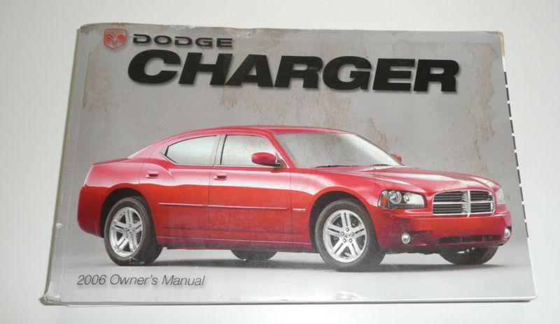 2006 06 dodge charger factory owners manual only … free ship