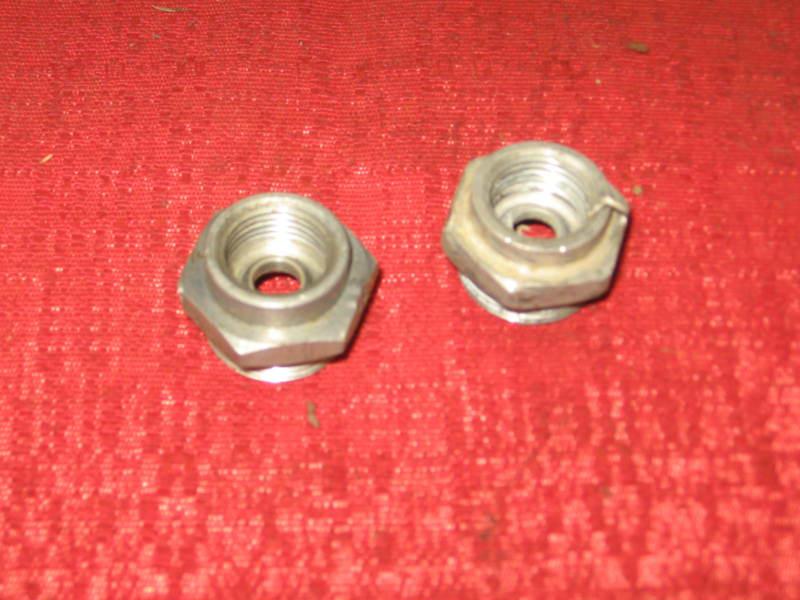 Holley carb      aluminum  fuel inlet fittings
