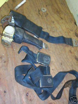 68 69 70 71 f100 ford truck seat belt set blue