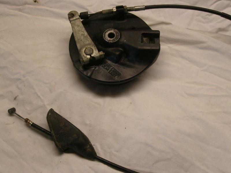 1979 suzuki rm60 rm 60 front brake backing panel