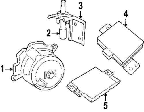 Mopar oem 68209837aa tire pressure sensor/part