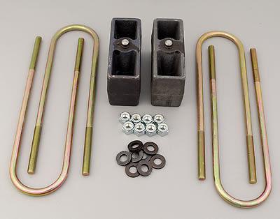 Superlift lift blocks/u-bolts cast iron 4" lift rear ford f-100/f-150 pickup 4wd