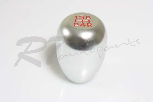 Honda civic accord jdm hi quality type r silver brushed manual stick shift knob