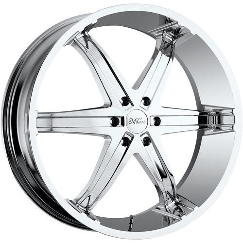 20x9 chrome milanni kool whip 6 wheels 6x5.5 +18 toyota 4-runner tacoma 6lug