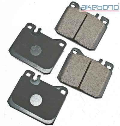 Akebono eur1072 brake pad or shoe, front-euro ultra premium ceramic pads