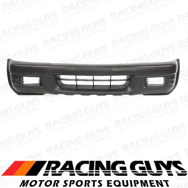 98-99 isuzu amigo ls front bumper cover texture black facial plastic iz1000206